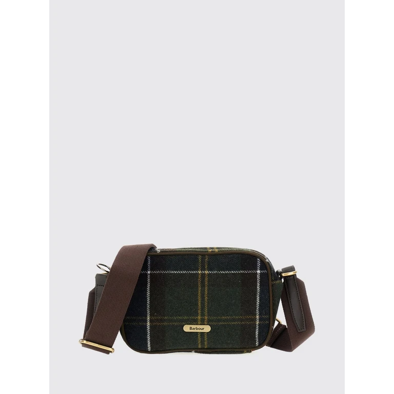 Tartan Wool-Blend Mini Camera Bag (LBA0543TN11)