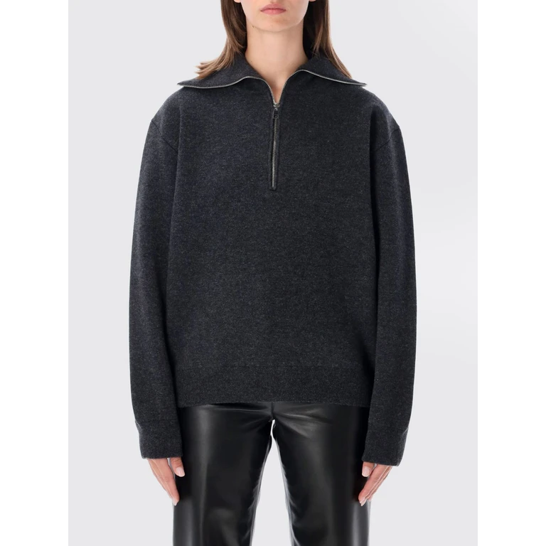 ROHE Half-Zip Turtleneck Jumper in Merino Wool and Cashmere Blend (42123328010)