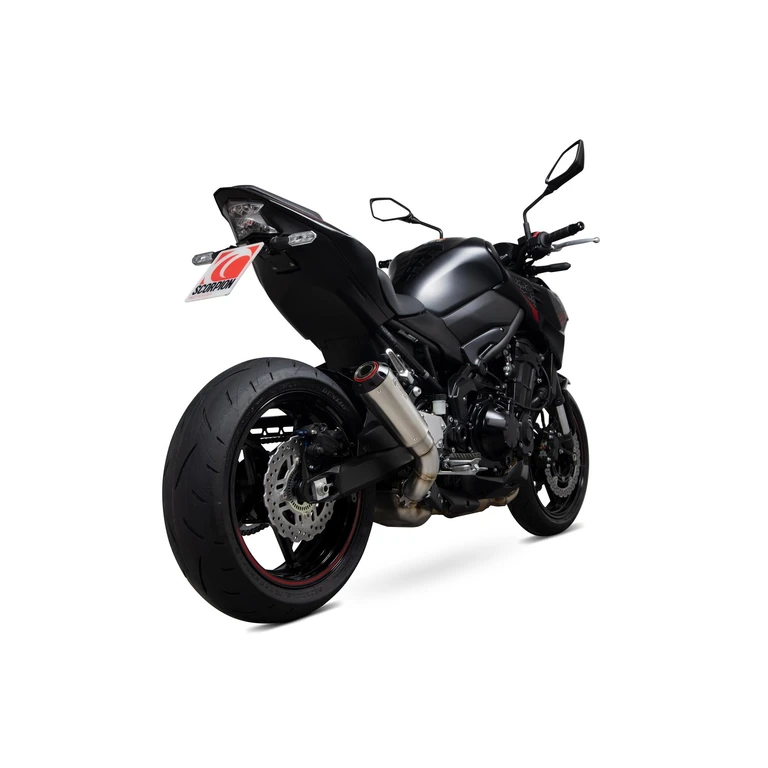 PKA136SEO - Scorpion Red Power Stainless Steel Slip-On Exhaust - Kawasaki Z900 (Euro 5) 2020