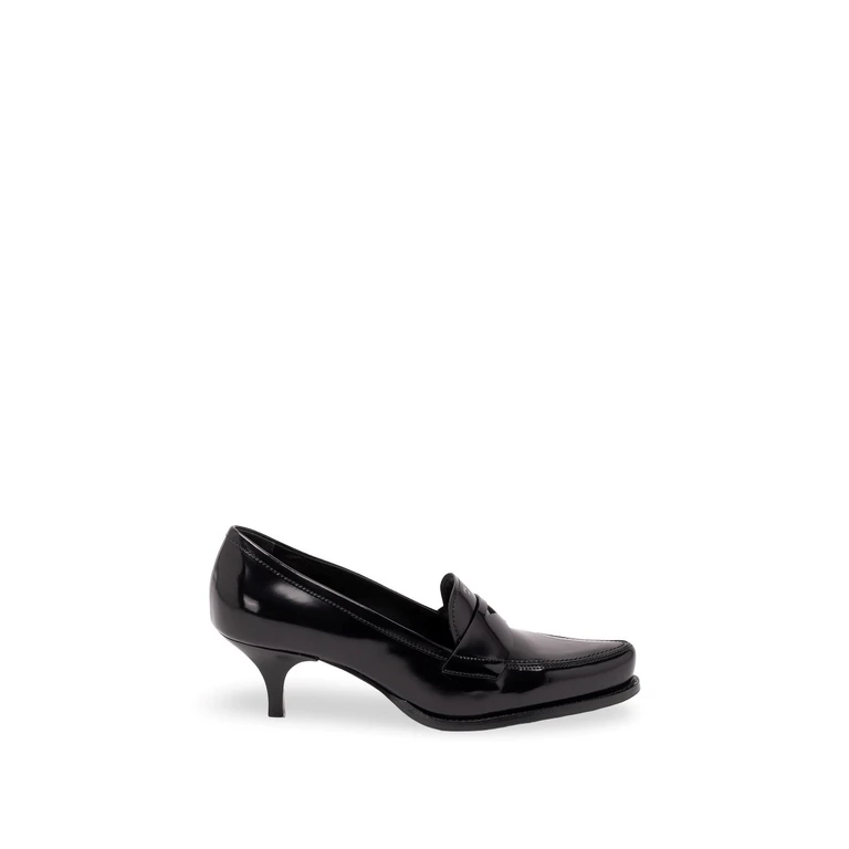 Brushed Leather Loafers