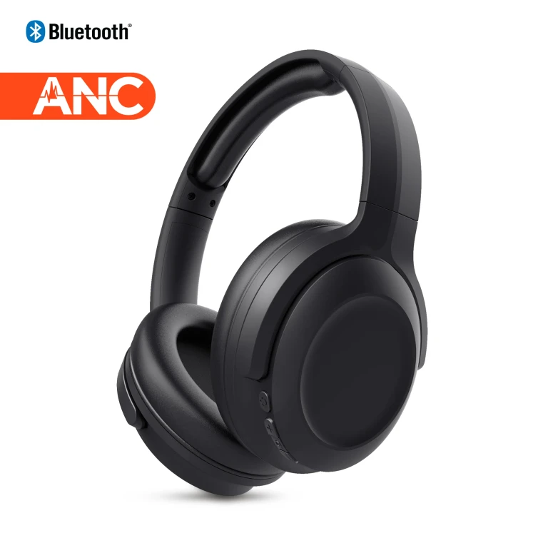 ANC Wireless Over-Ear Headphones - Adaptive Active Noise Cancelling Bluetooth Headphones