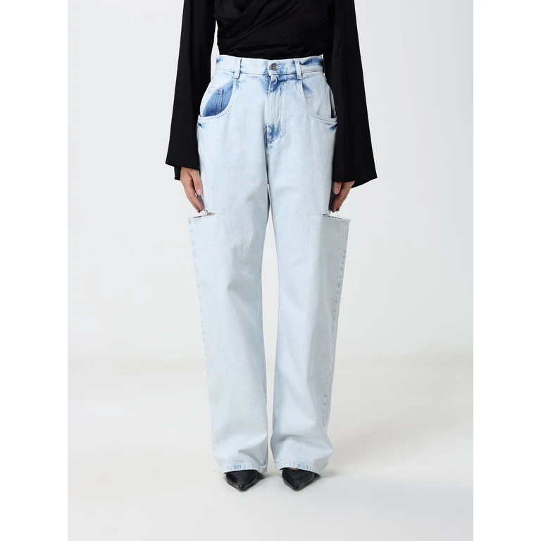MAISON MARGIELA Jeans Woman color Gnawed Blue (S51LA0185M30045961)