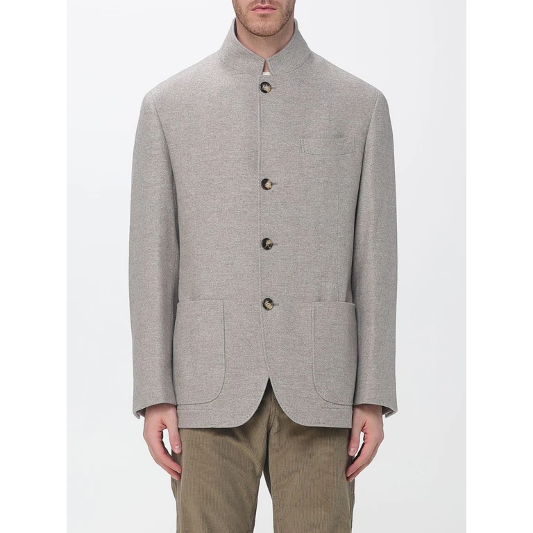 Manteau court en cachemire déperlant Brunello Cucinelli