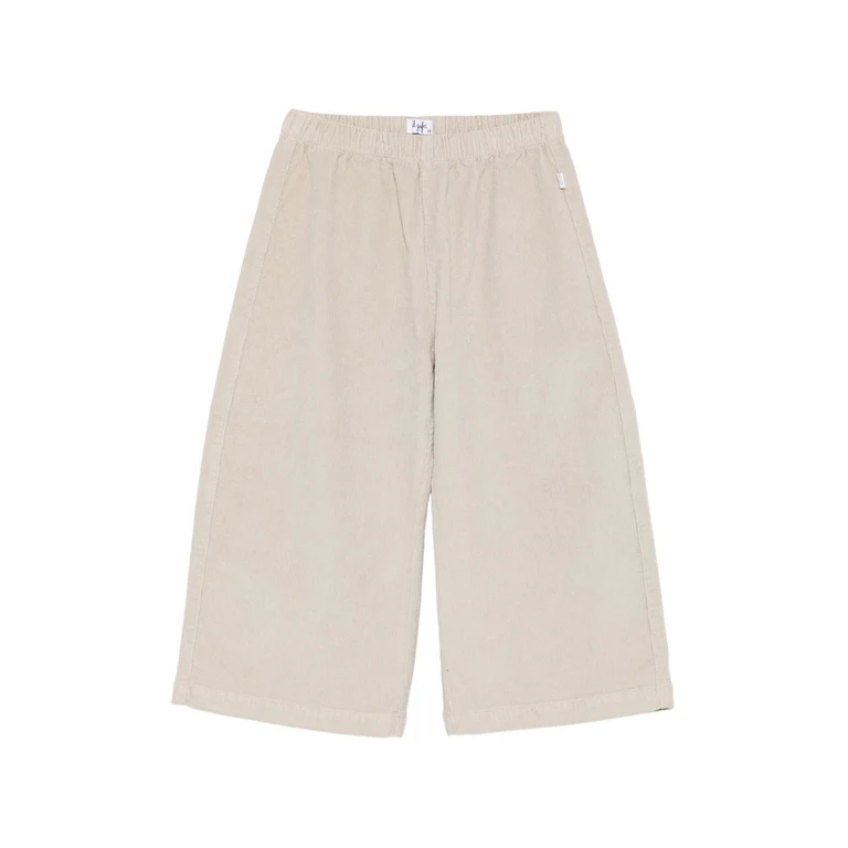 Corduroy Wide-leg Trousers