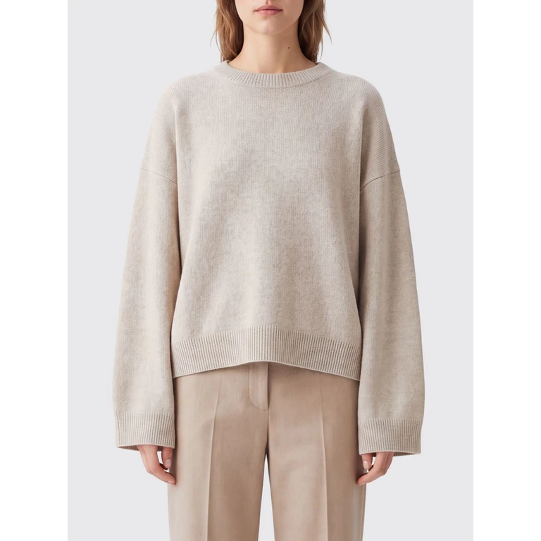 LOULOU DE SAISON Sweater Woman color Cream (TRISTANLDSSTONEMELANGE)