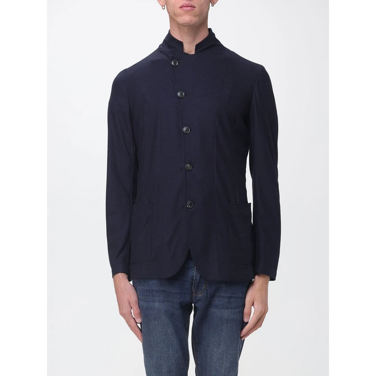 Doppelreihige Jacke in Marineblau