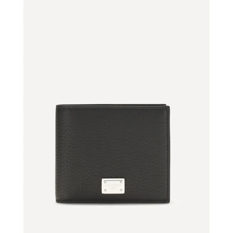 Bifold calf-leather Wallet Male UNI