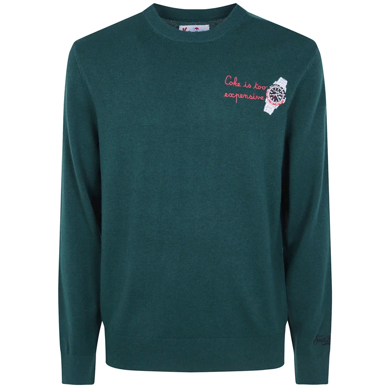 Crew Neck Light Sweater "Heron Light Embry"
