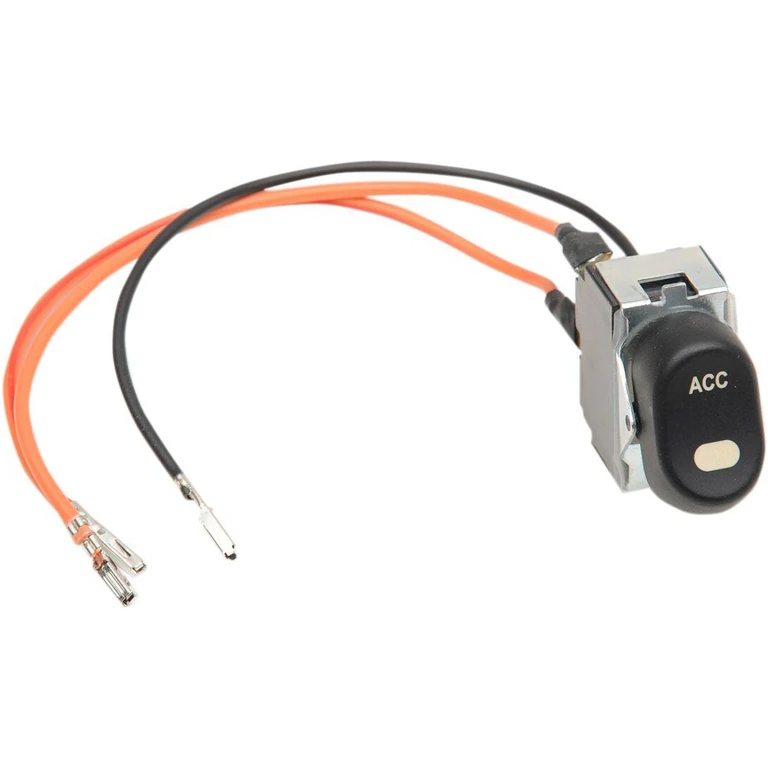 H18-0554 - Drag Specialties Inner Fairing Cap Replacement Switch For Harley Davidson FLHT 1340 1996-1998 - Black/White