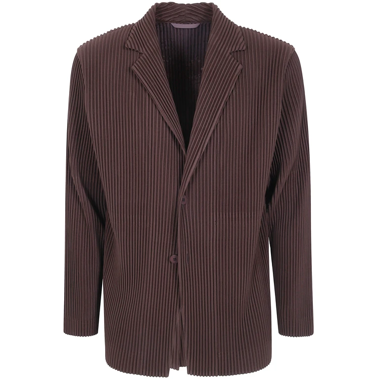 HOMME PLISSE` ISSEY MIYAKE Pleated Jacket "Tailored Pleats 1"