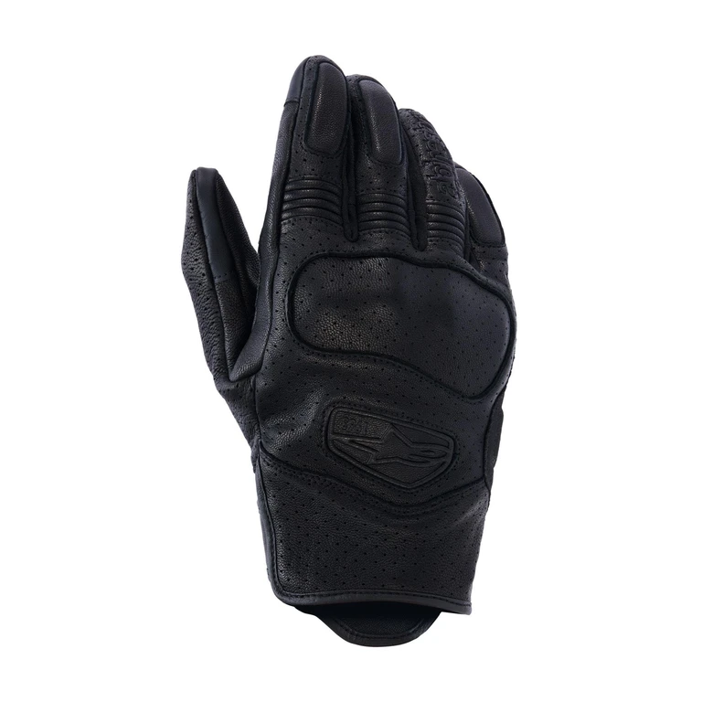 63373 - Alpinestars Mustang V3 Leather Gloves Black Black S