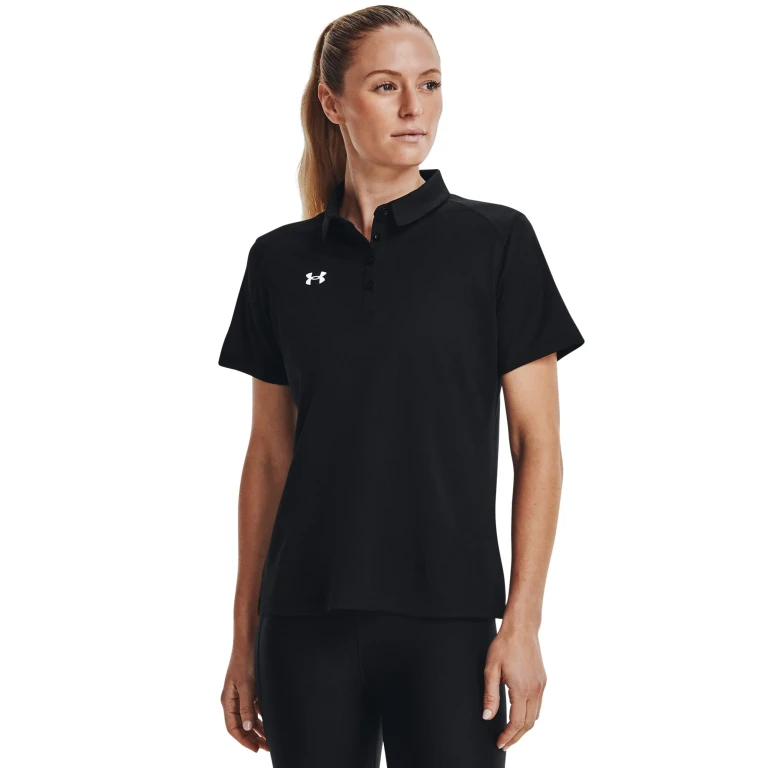 Womens UA Tech Polo - Black