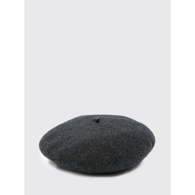 Wool Felt Beret with Monili Embellishment (MCAP90136PC2830)
