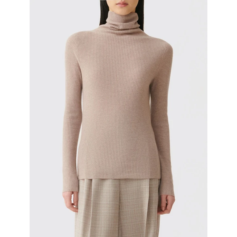 Slim Fit Turtleneck Jumper in Wool, Silk and Cashmere Blend (MAD216F021D2300165)