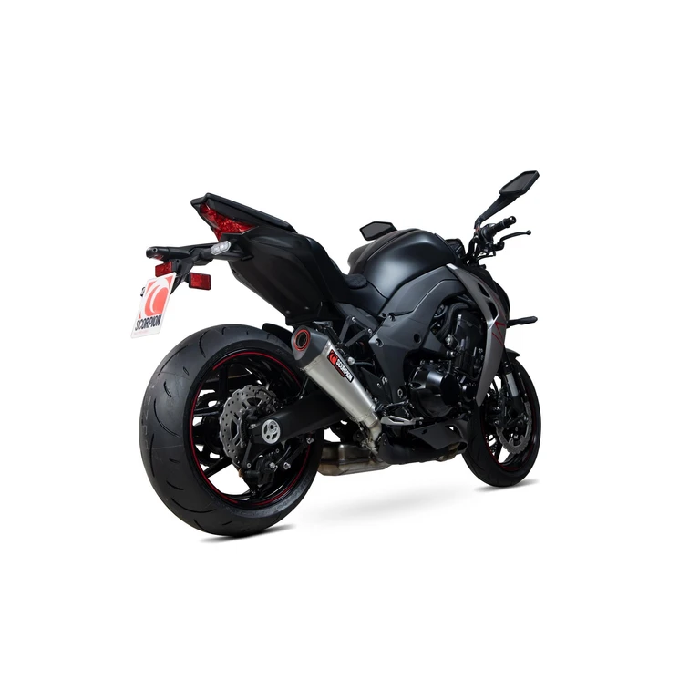 RKA131SEO - Scorpion Serket Taper Stainless Steel Slip-On Exhaust (Pair) - Kawasaki Z1000 2017 - 2019