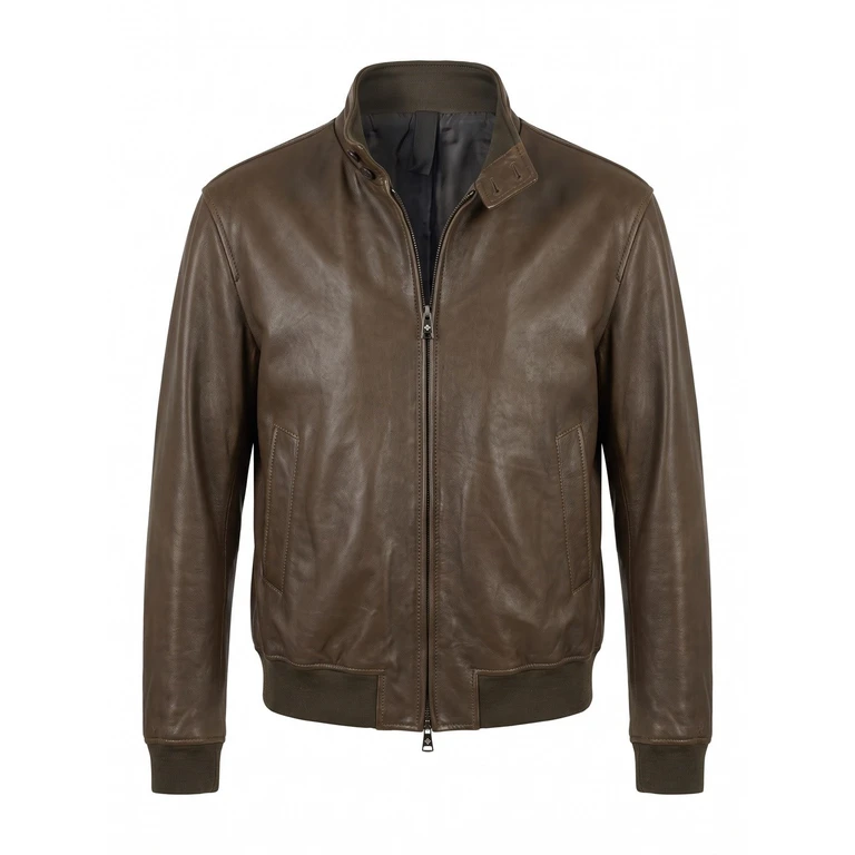`Ice` Leather Jacket