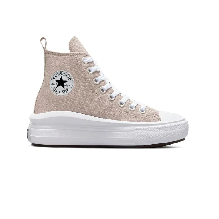 Chuck Taylor All Star Move Women's Platform High-Top Sneakers - Wonder Stone Canvas