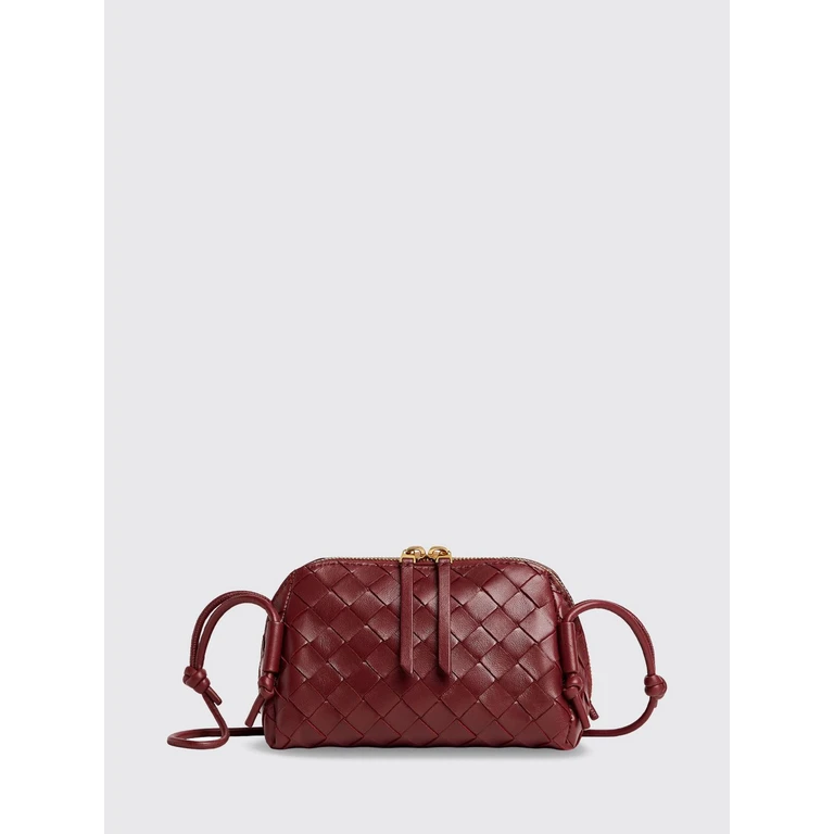 Concert Mini Crossbody Bag in Intrecciato Leather with Knots (794258VCPP16585)