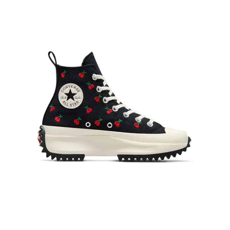Run Star Hike Men's Platform High-Top Sneakers - Black Canvas