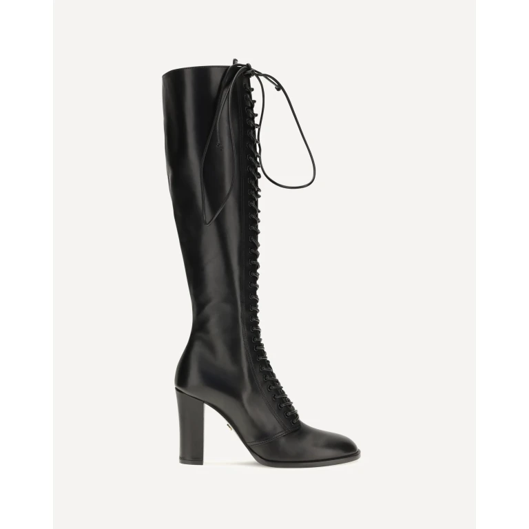 Lace-up knee-high Boots Female 38