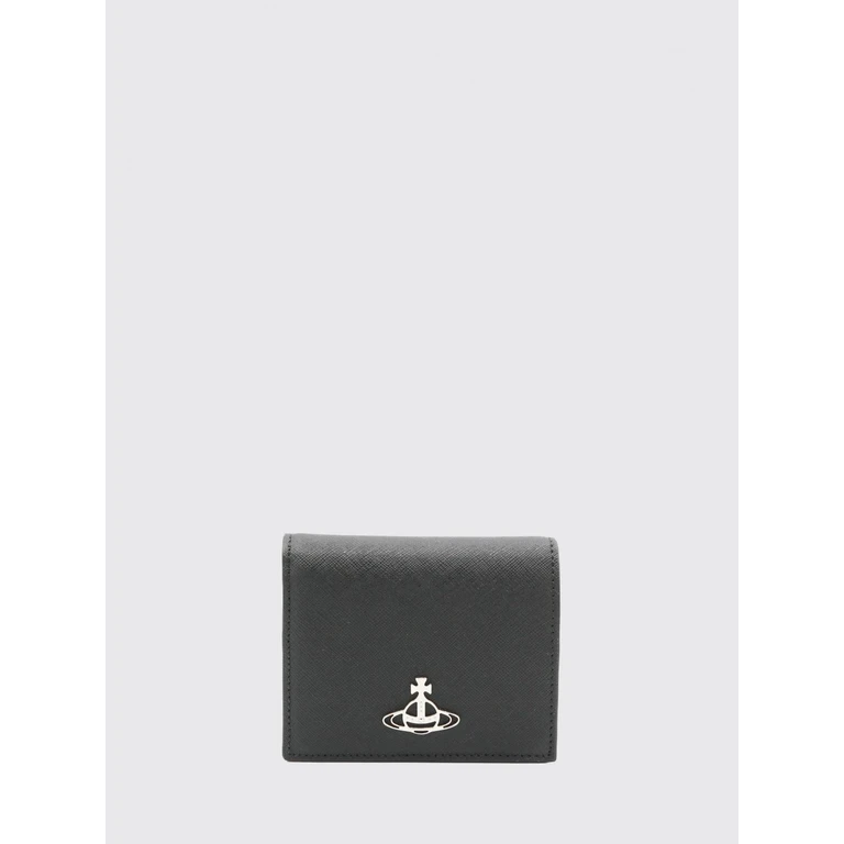 Saffiano Leather Bifold Wallet with Orb Logo Plaque (51150031WL001NN401)