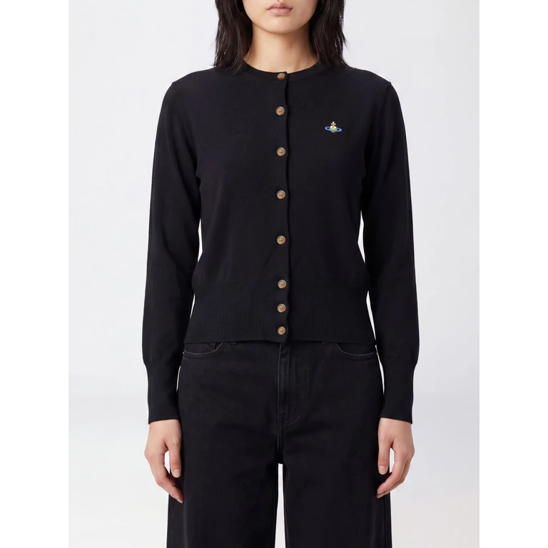Cárdigan Bea de Vivienne Westwood en lana merino con Orb bordado
