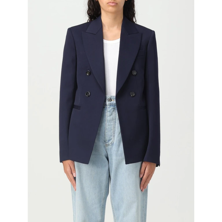 double-breasted wool blazer (743353VKIS04121)