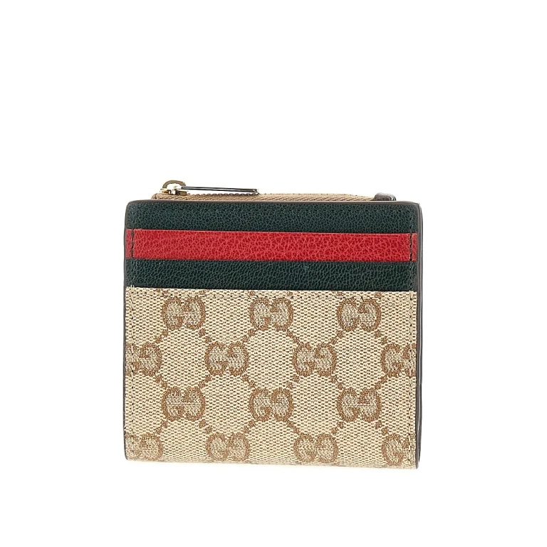 Coated GG fabric bi-fold wallet Woman One Size