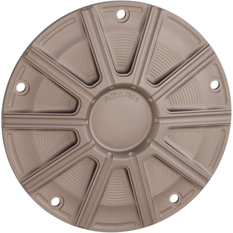 700-023 - Arlen Ness 10-Gauge Derby Cover For Harley Davidson FLD 1690 2012-2013 - Titanium Anodized