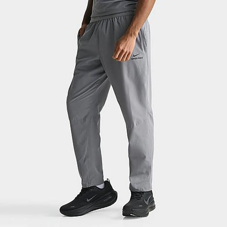 Nike Men's Pro Dri-FIT Training Pants in Smoke Grey/Black Size: Small