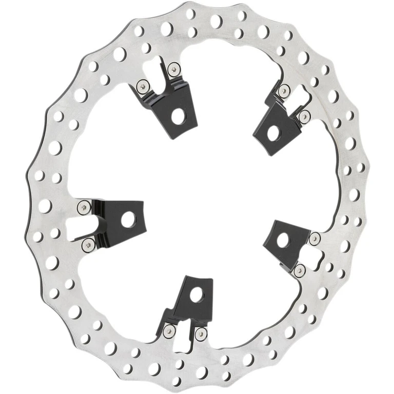 02-951 - Arlen Ness Jagged Floating Brake Disc For Harley Davidson FLHFB 1868 2023 - Front Left