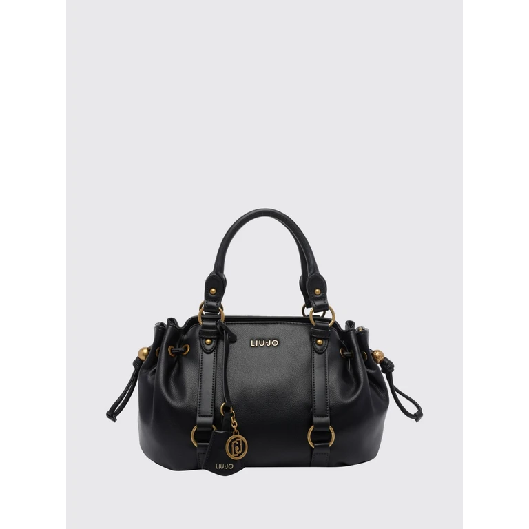LIU JO Synthetic Leather Handbag with Double Handle and Charm (AF6081E112022222)