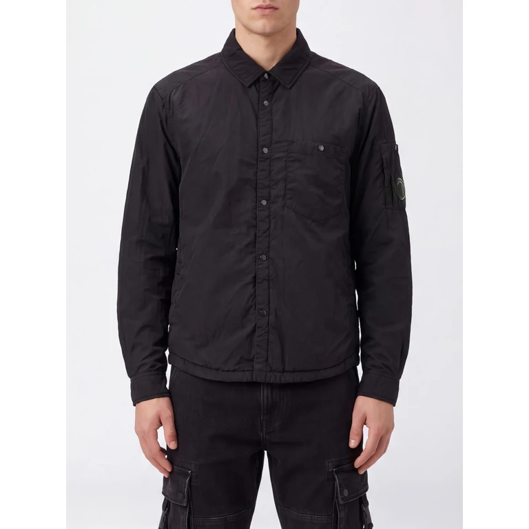 C. P. COMPANY Recycled Nylon Shirt Jacket with Zip Closure (21CMOS023A005904G999)