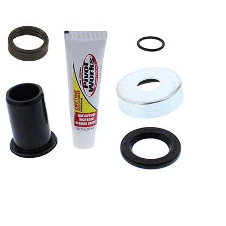 PWSSK-K06-400 - Pivot Works Steering Stem Bearing Kit For Arctic Cat Textron 400 2X4 2007-2008 - Black/Chrome