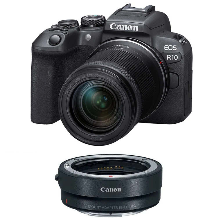 EOS R10 Systemkamera mit RF-S 18-150mm f/3.5-6.3 IS STM Objektiv