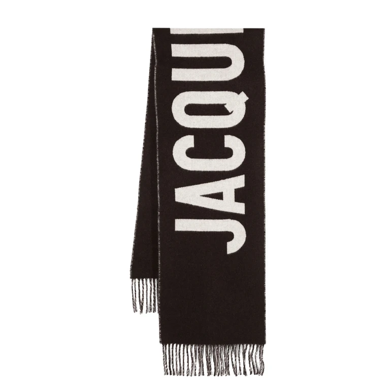 Logo-embellishment Fringed Scarf
