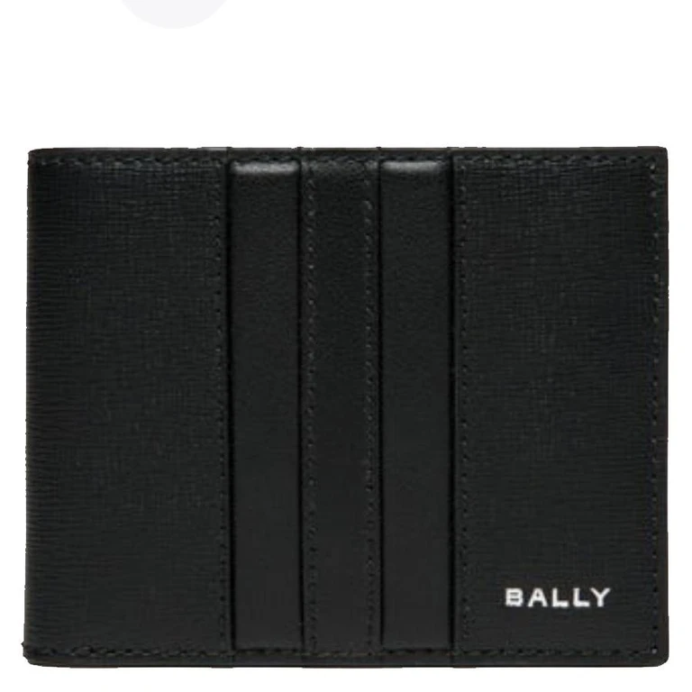 Mythos Bifold Wallet In Black Recycled Leather