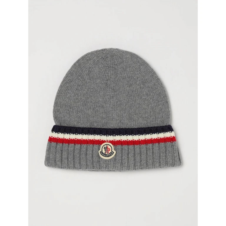Boy's Multicolor Striped Wool and Cashmere Beanie Hat (3B00001M4281988)