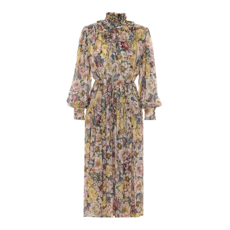Twinset Robe Au Genou - Multicolore (262TT261014099)