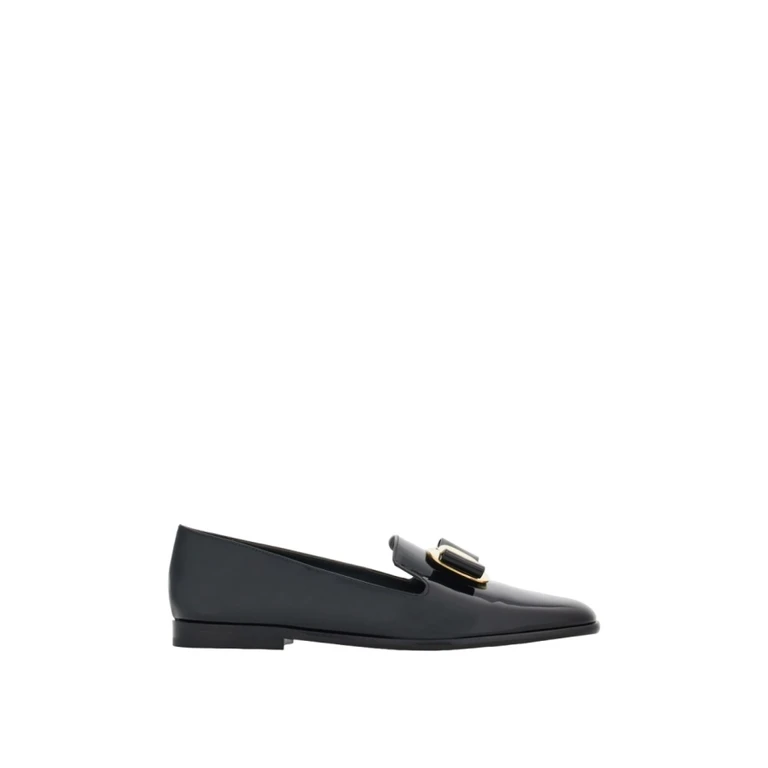 Ladies Zamira Vara Plate Leather Loafers