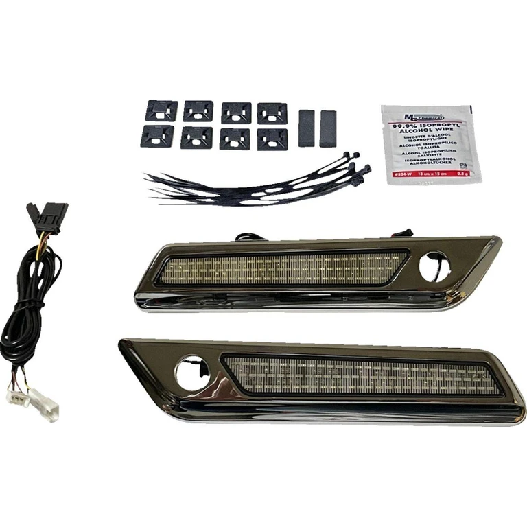 CD-SBL-BCM-SC - Custom Dynamics Saddlebag LED Latch Light For Harley Davidson FLH 1868 2021 Smoke