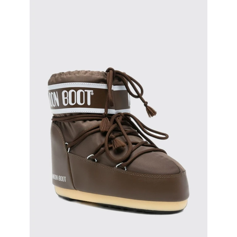Low Nylon Snow Boots with Logo and Adjustable Laces (1409340DM037)