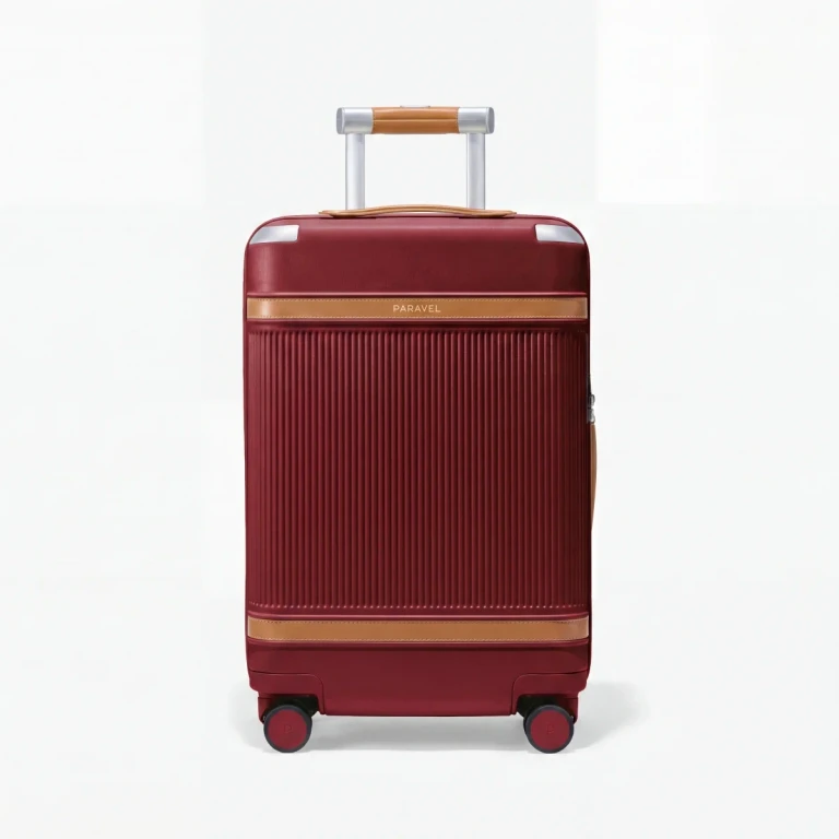 Aviator Carry-On Plus Spinner Suitcase Travel Luggage Boxcar Red