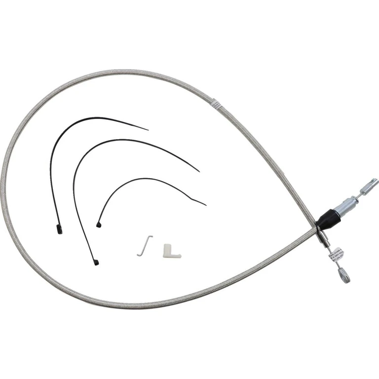 523418HE - Magnum Shielding Quick Connect Clutch Cable For Harley Davidson FLDE 1750 2018-2020 132 cm (52") - Silver