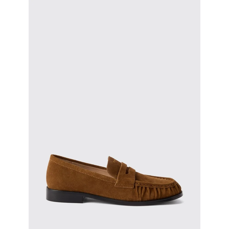 penny loafers van suède