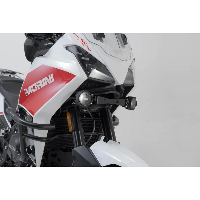 NSW.23.017.61000/B - SW Motech EVO High Beam Lights For Moto Morini X-Cape 650 2021-2024 Front Black/Clear