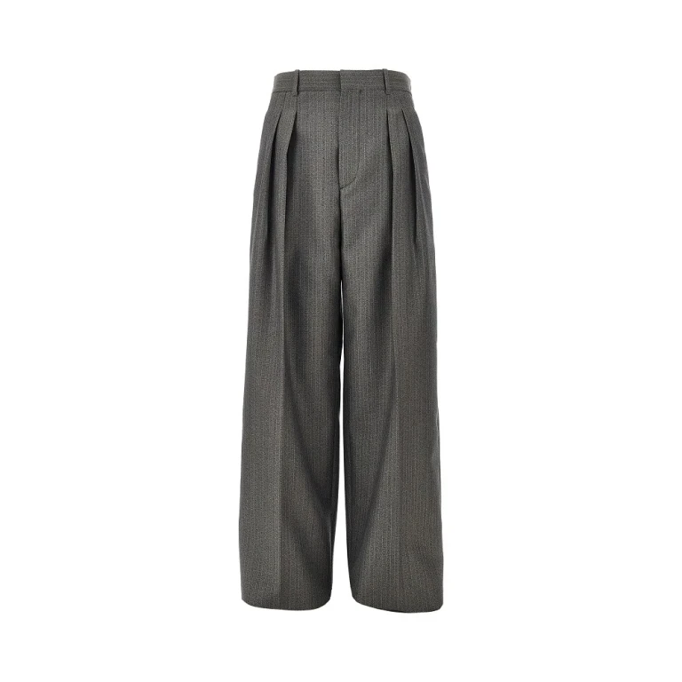 Wool and mohair pants with darts Woman 38