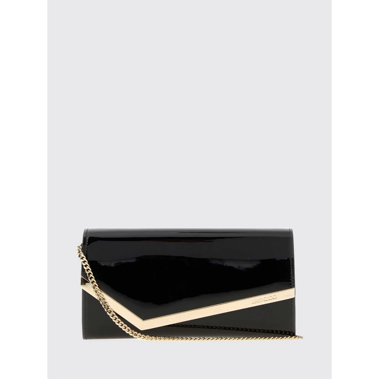 Emmie Patent Leather Mini Handbag with Chain Strap (EMMIEPATBLALIGGOL)