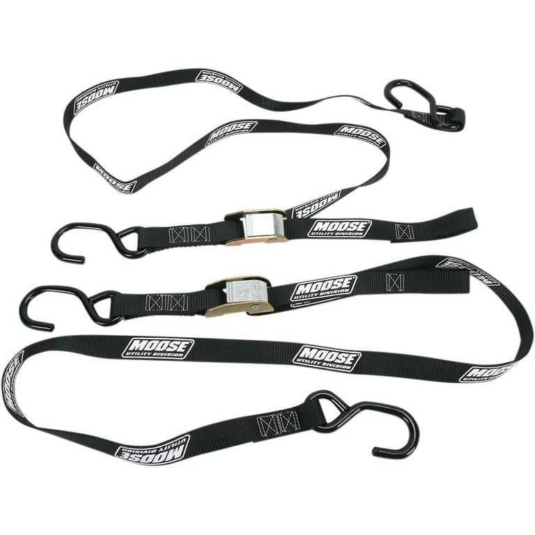3920-0294 - Moose Racing Heavy Duty Tie Down Straps Set (183cm) - Black