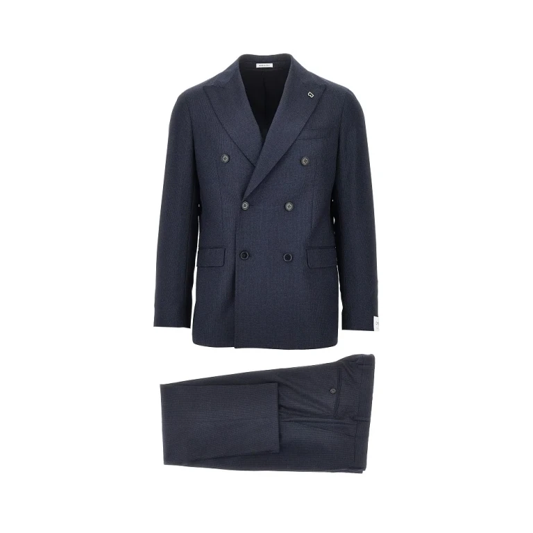 'Novara' Prince of Wales tailored suit Man 48